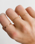 Twisted Stacking Ring  | Gold