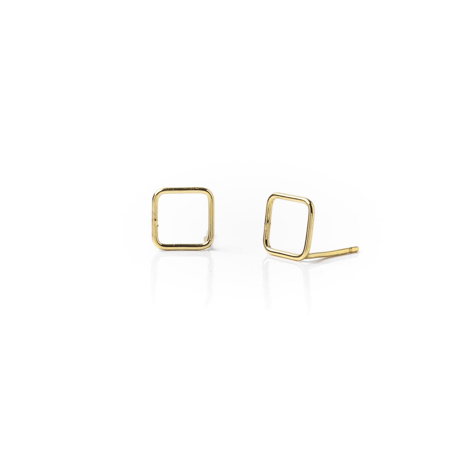 Open Square Studs