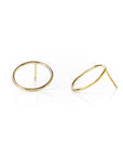 New Moon Studs | Gold-Fill