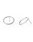 New Moon Studs | Silver