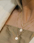 Love Token Necklace - Circle | LEAH ALEXANDRA | JV Studios Boutique