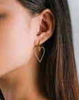 Lovestruck Heart Hoops