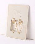 Lovestruck Heart Hoops