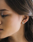 Mimosa Post Earrings - Champagne