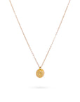 Circle Letter Necklace | Gold-Fill