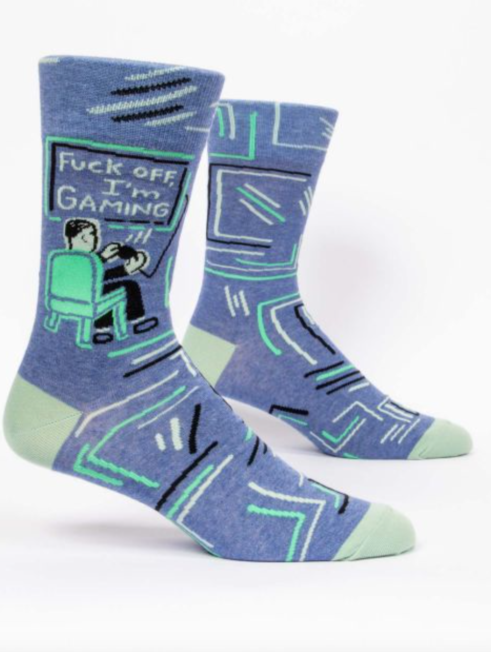 F*ck Off, I'm Gaming Socks - Men | JV Studios Boutique