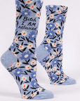 Bitch I AM Relaxed Crew Socks