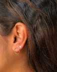 New Moon Studs | Silver