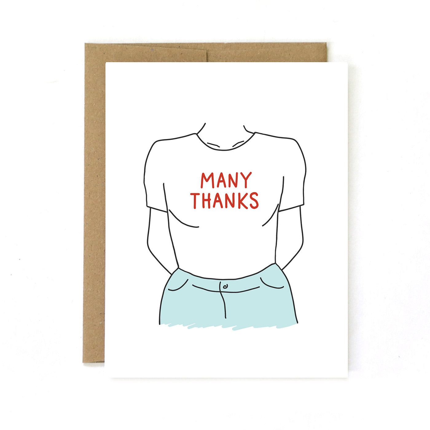 Many Thanks - Greeting Card