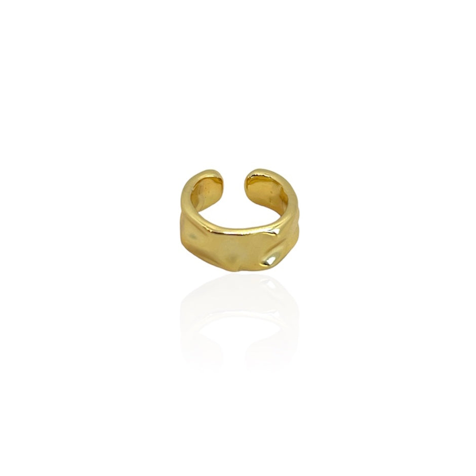 Thick Hammered Cuff