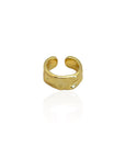Thick Hammered Cuff
