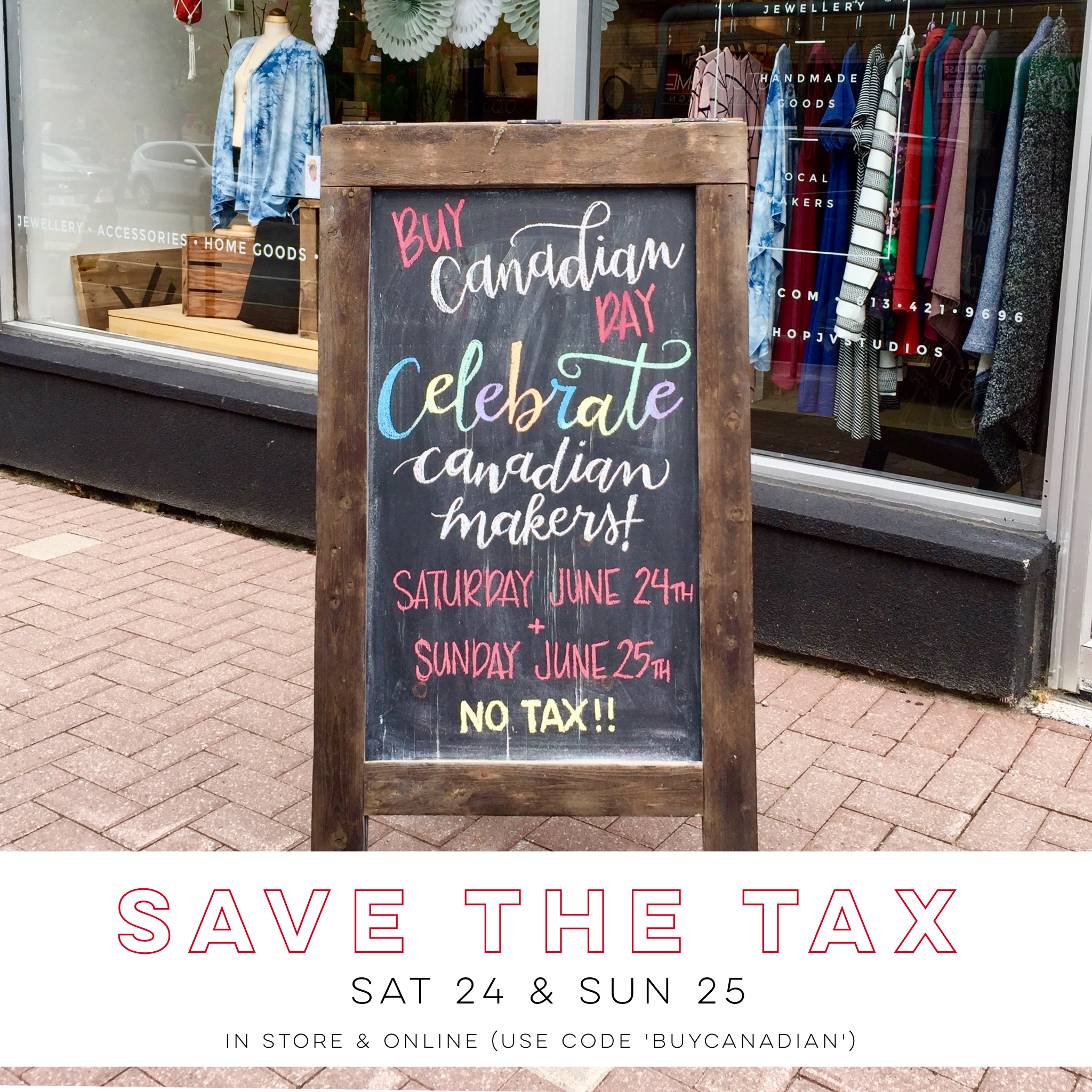 BUY CANADIAN & SAVE THE TAX!
