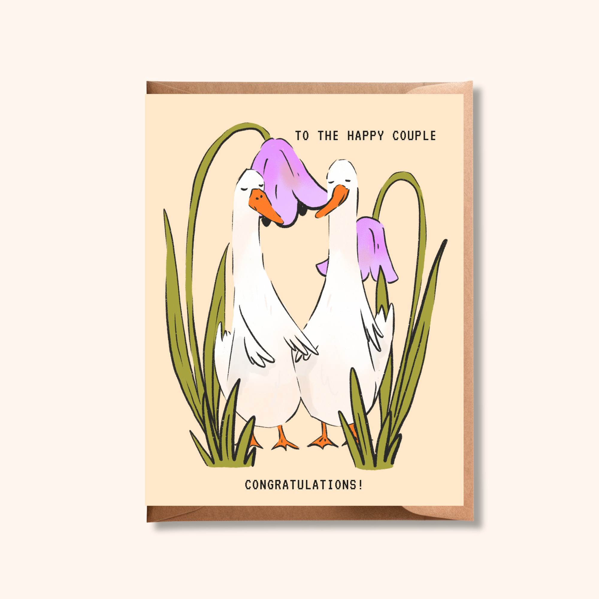 Congratulations Geese Card