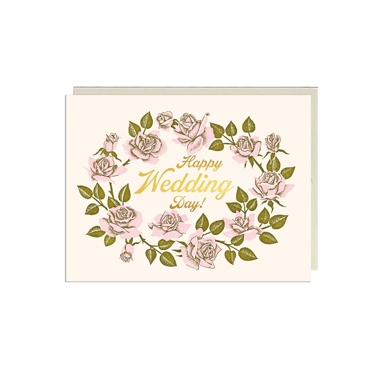 Happy Wedding Day Florals | Greeting Card