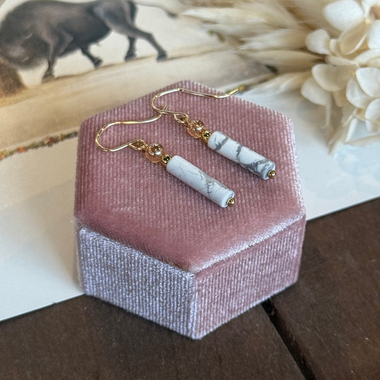 Barrel Drop Earrings