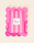 Mini Acrylic Picture Frame Magnet: Hot Pink