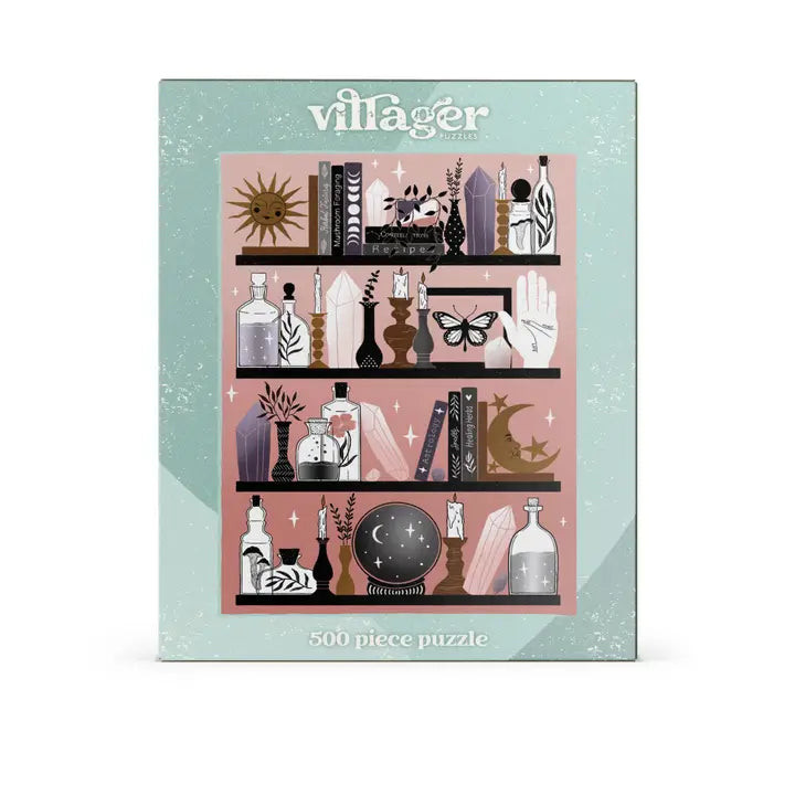 Mystic Bookshelf Puzzle