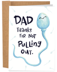 Pulling Out | Greeting Card