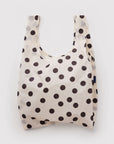 Cream and Black Polka Dot Tote