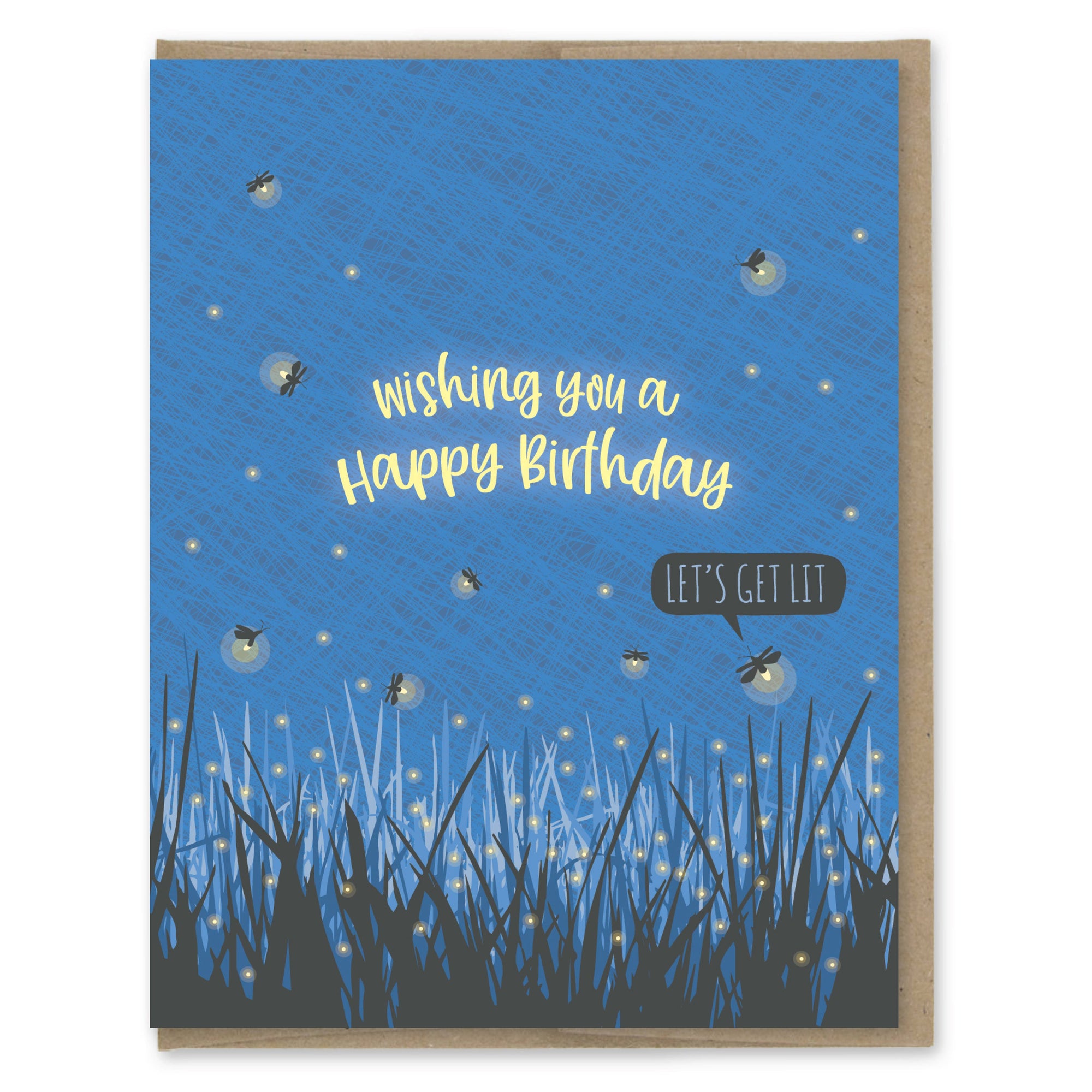 Get Lit Fireflies | Greeting Card