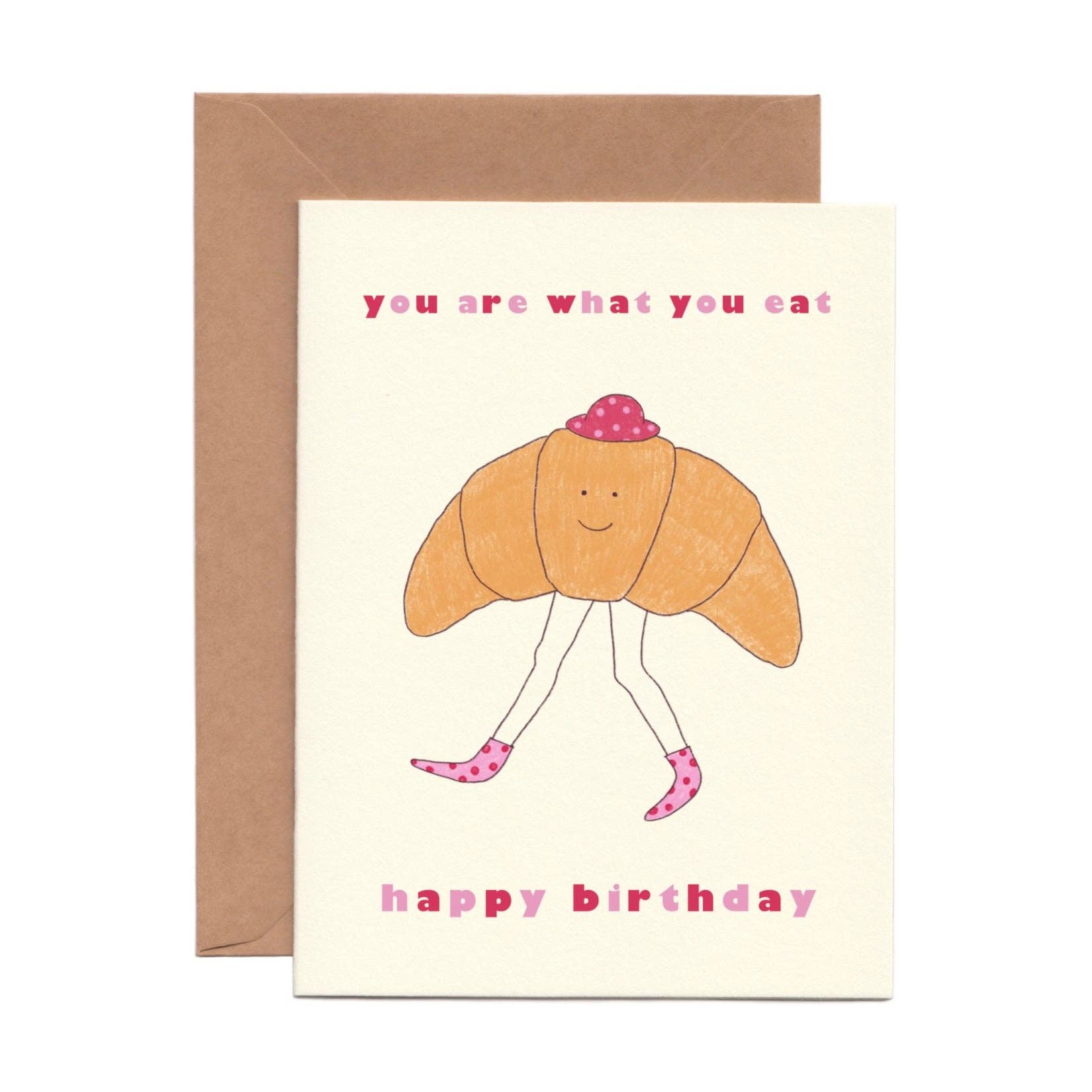 Croissant - Birthday Card