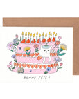Cat Cake - Birthday Card