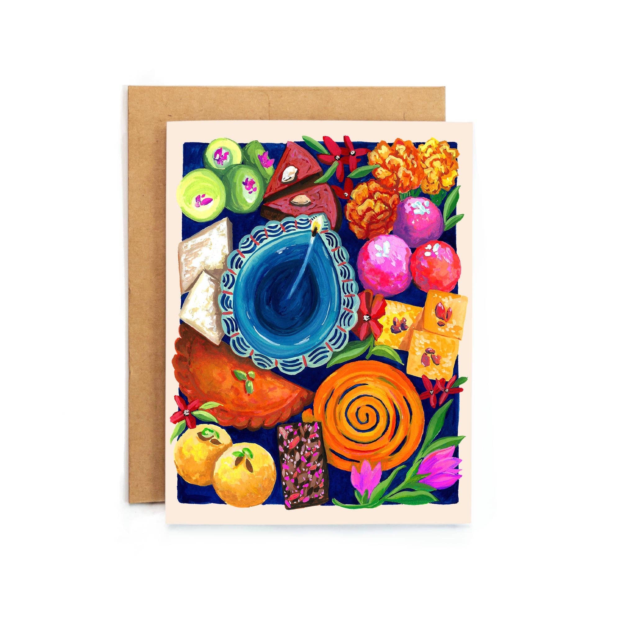 Diwali Sweets Greeting Card