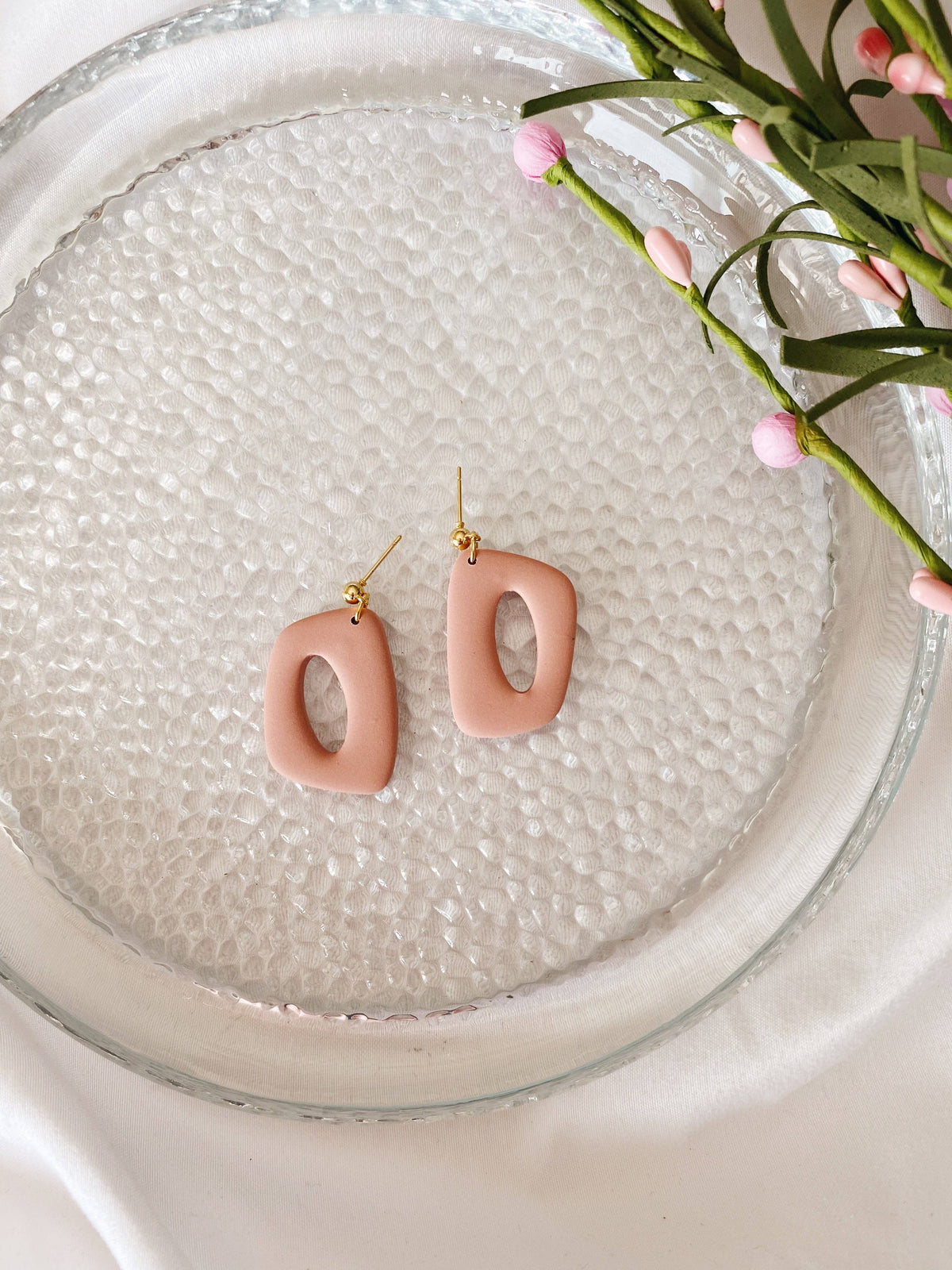 Dani Clay Earrings | Dried Sage