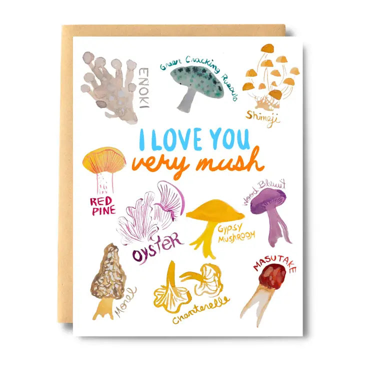 Love You Very Mush - Greeting Card