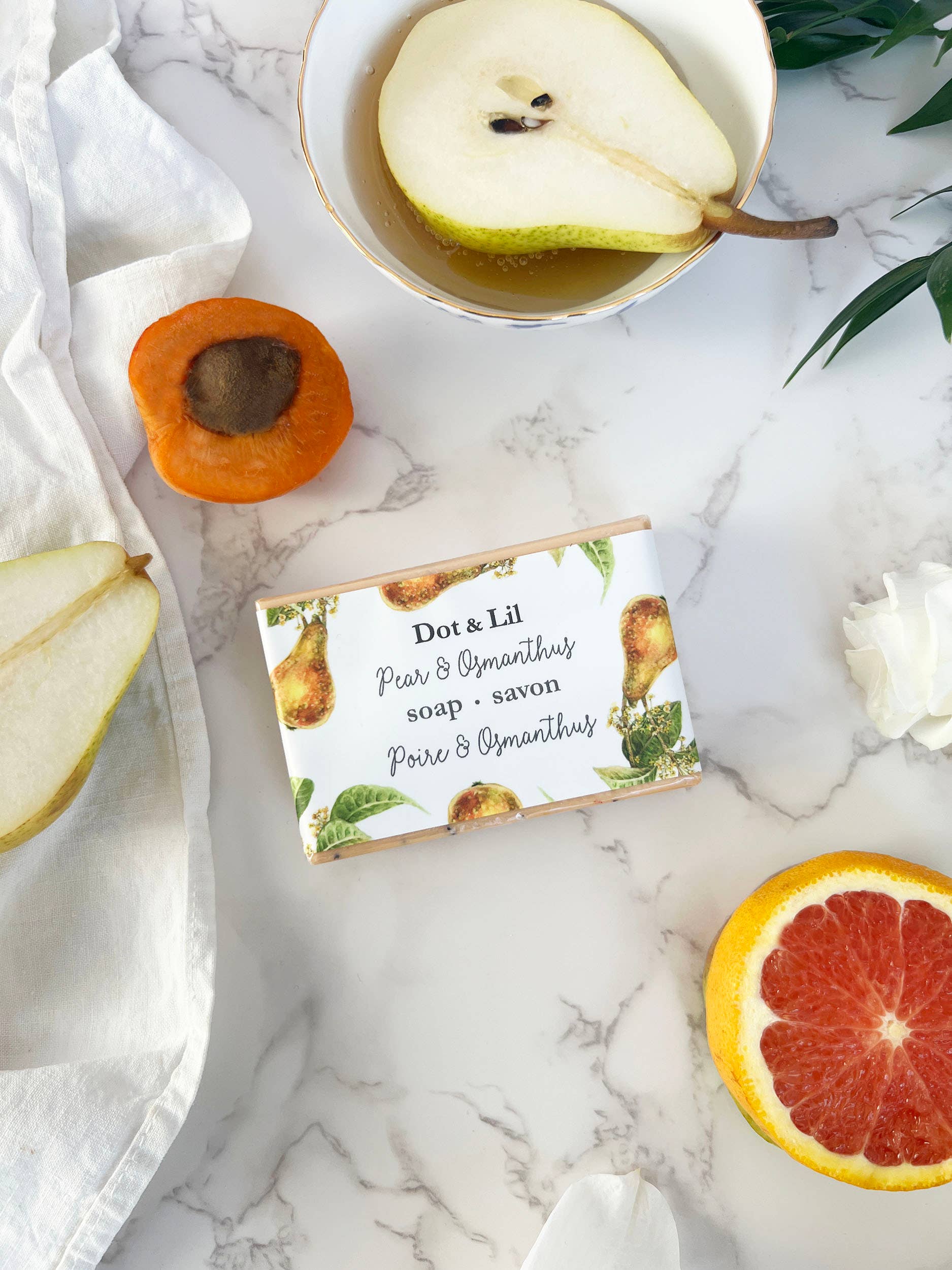 Pear &amp; Osmanthus soap