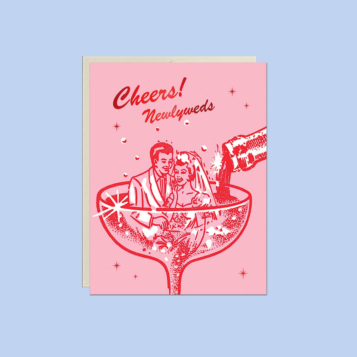 Cheers! Newlyweds Card
