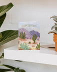 Desertscape Birthday Greeting Card