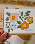 Floral Wedding Card