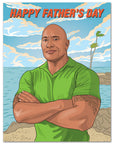 The Rock Father's Day Card