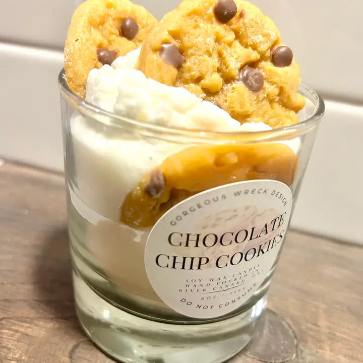 Chocolate Chip Cookie Candle