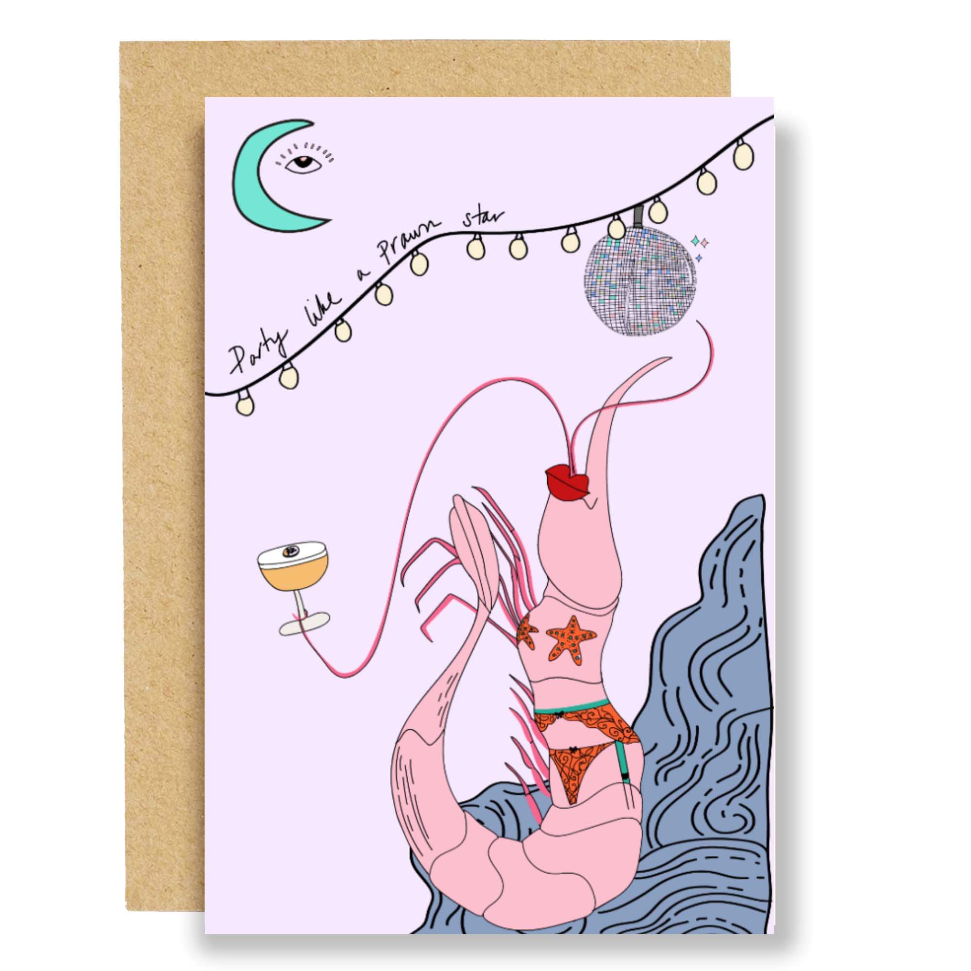 Prawn Star | Greeting Card