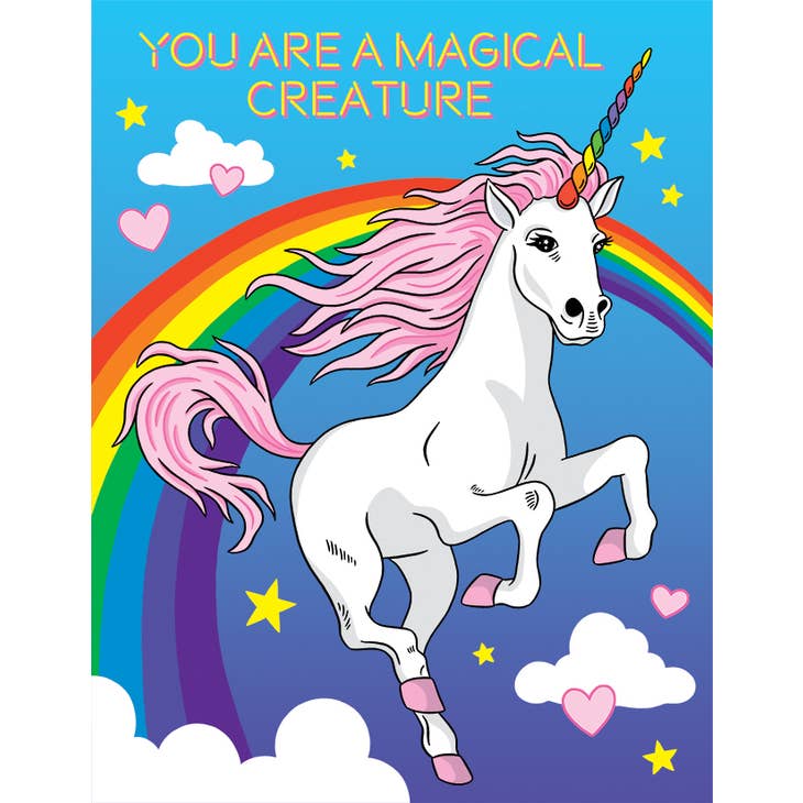 Unicorn Birthday - Greeting Card