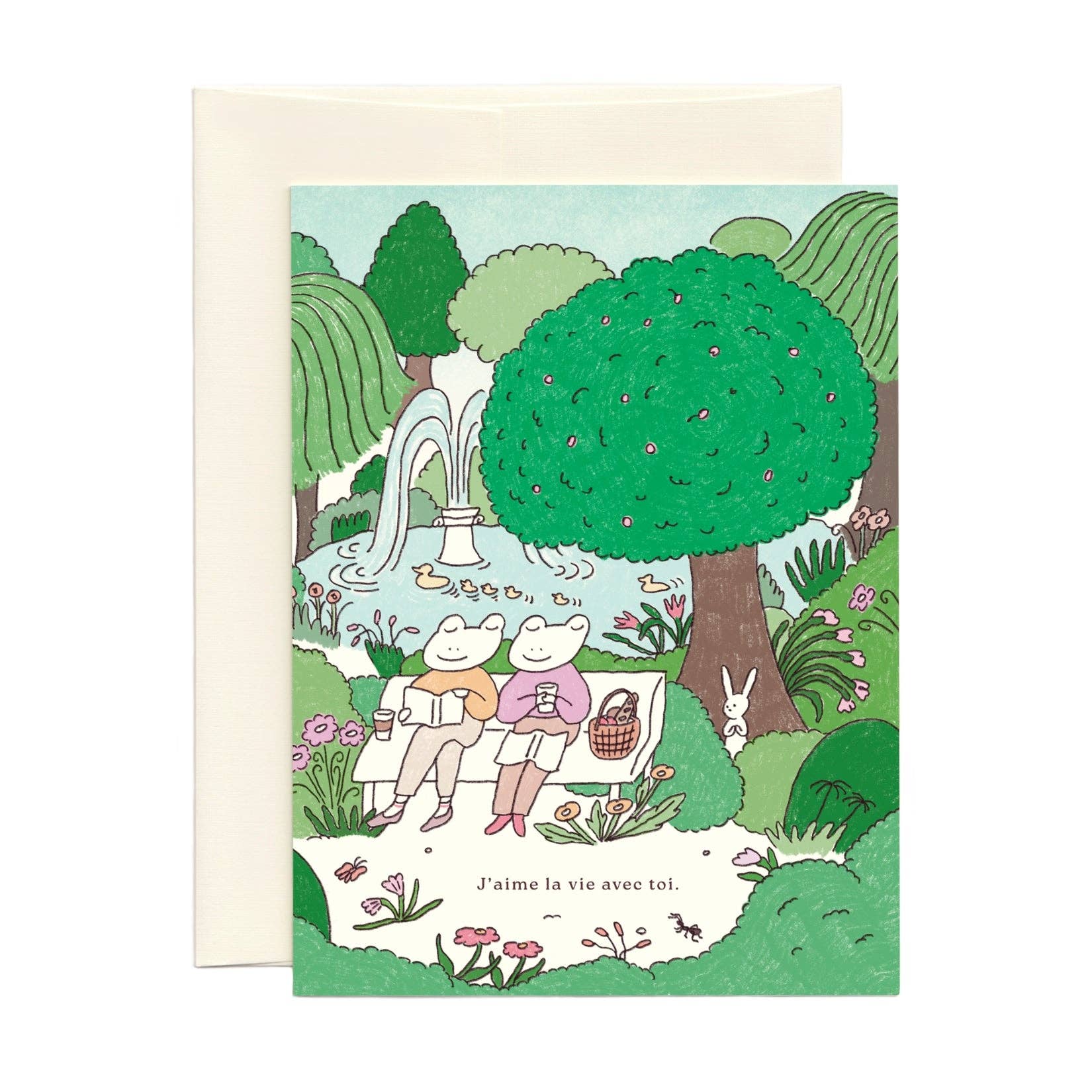 Peaceful Park - Just Because Card