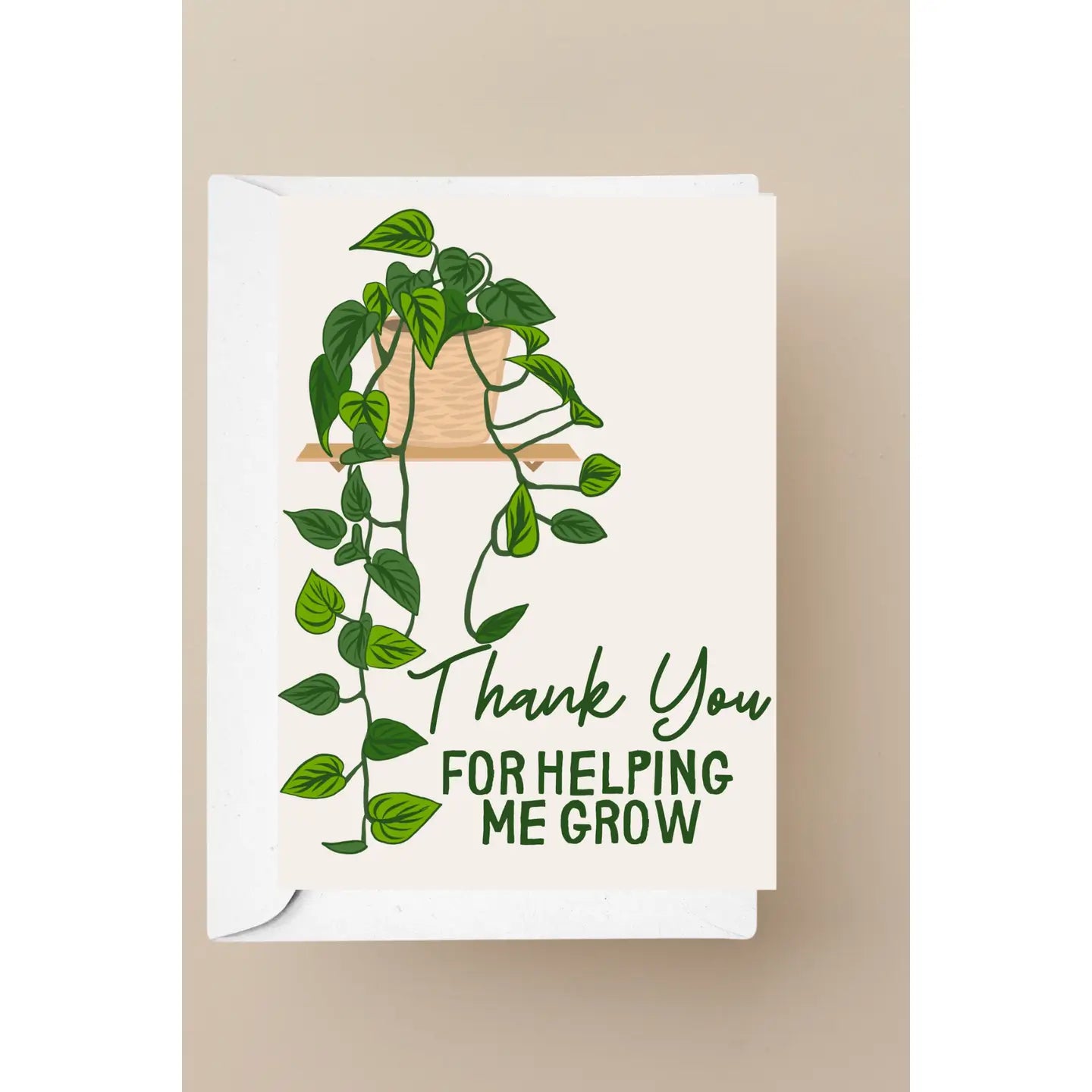 Helping Me Grow - Greeting Card