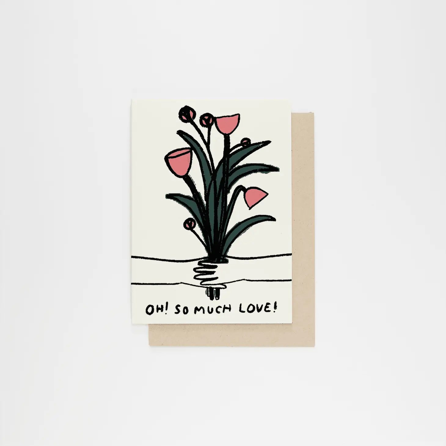 Oh So Much Love - Greeting Card