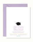 Shit Just Got Real Graduation Card