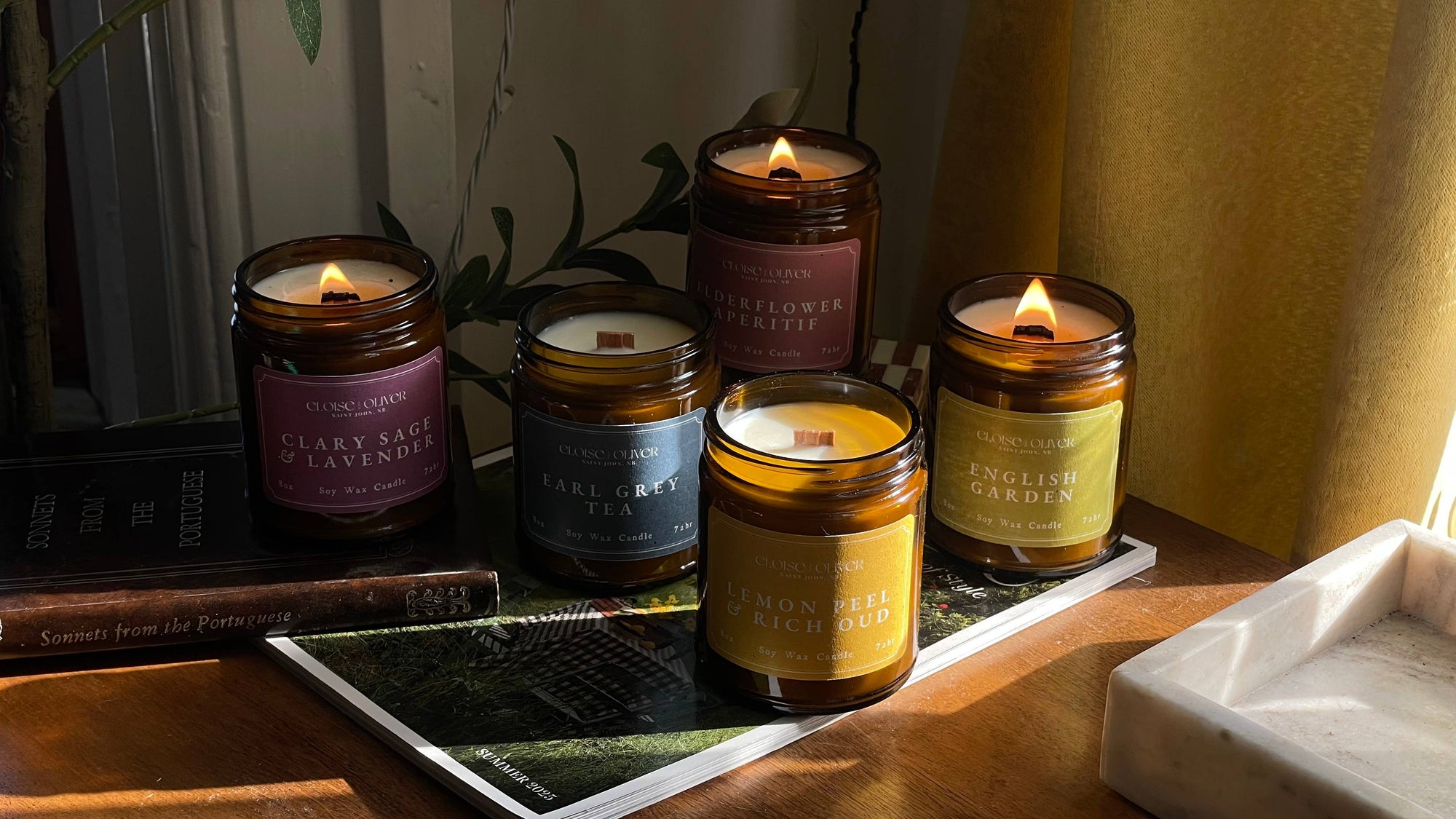 Clary Sage and Lavender Scented Candle