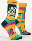 Big Ole Word Nerd Crew Socks