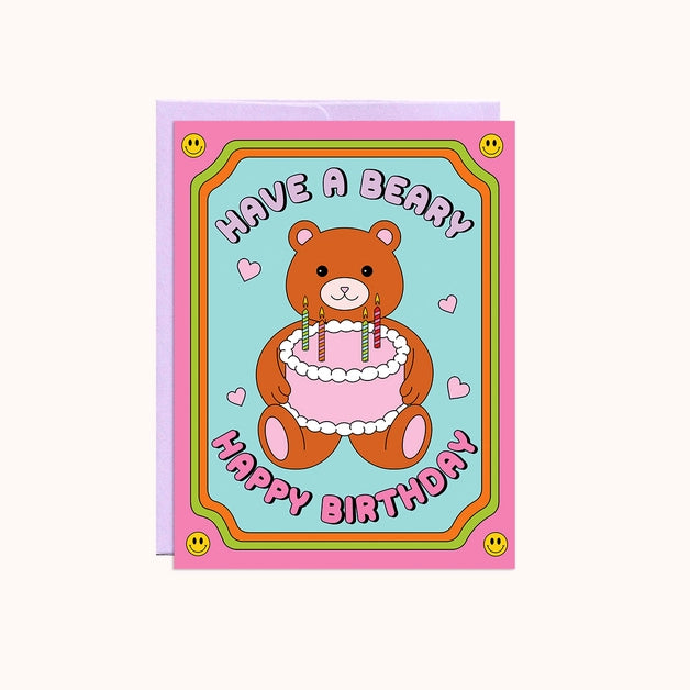 Beary Happy Birthday - Greeting Card