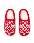 Indoor / Outdoor Slippers - Bandana Print - Red