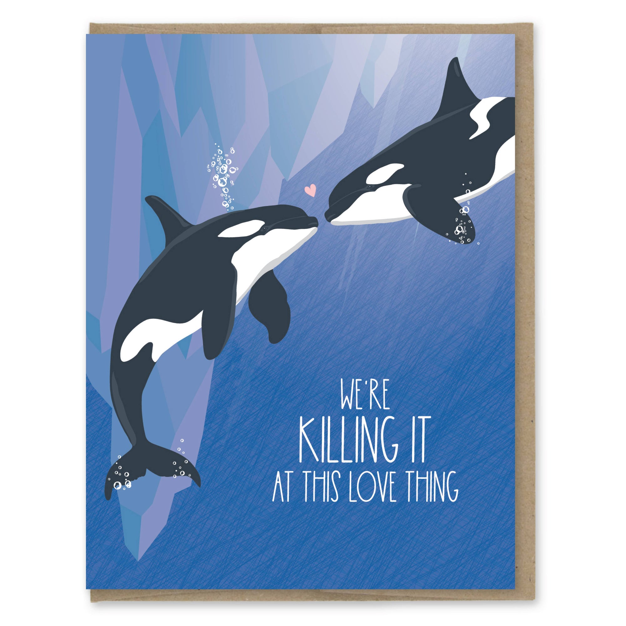 Killing It at Love  | Greeting Card