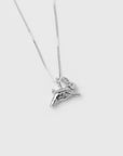 Bunny Charm Necklace: Silver