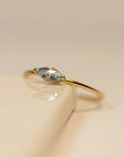 Marquise Gemstone Ring