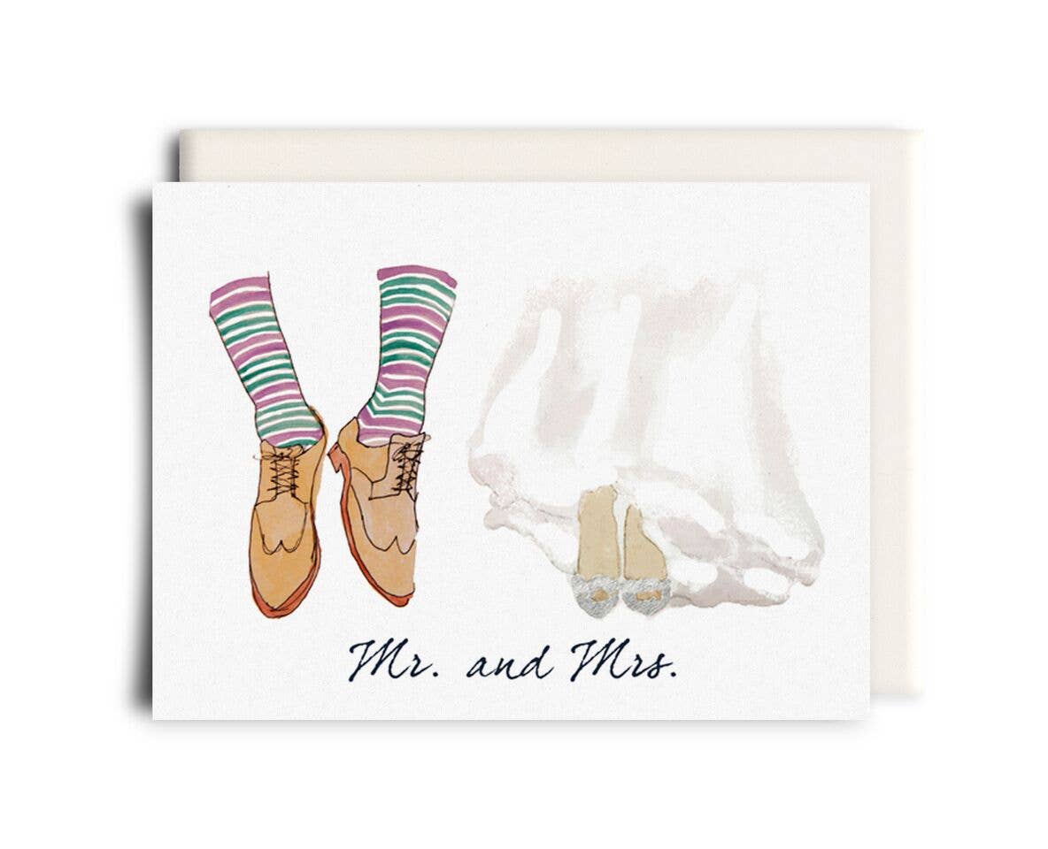Mr. &amp; Mrs. Shoes | Wedding Greeting Card