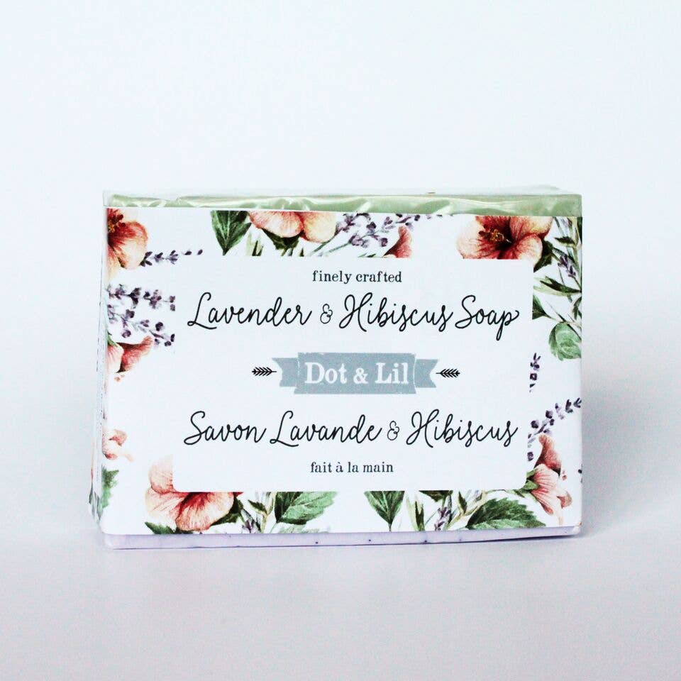 Lavender &amp; Hibiscus Soap